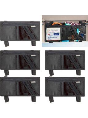Car Visor Organizer & Sun Visor Document Holder with Pockets - Travel Essential